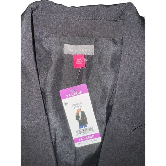 Vince Camuto Women’s 2XL Black One-Button Blazer Jacket NWT $139 Style V362948V - Picture 6 of 8
